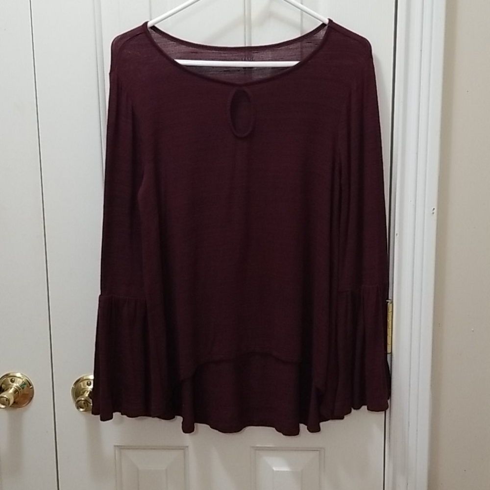 3/$9 a.n.a. purple shirt sz M